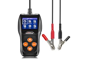KONNWEI KW600 Tester Batteria Auto Professionale Sistema di Avviamento Ricarica 100-2000 CCA 220AH Analizzatore di Carico Batteria, Alternatore Forma d'onda Voltaggio Tester per 12V Auto/SUV