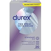 Durex Yok &Ouml;tesi Ultra Kaygan 20'li Prezervatif (1 x 20 Adet)