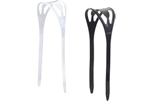 NICENEEDED Correa para Máscara de Buceo, Correa para Máscara de Buceo Negra Y Transparente, Correa de Repuesto de Silicona para Máscara de Snorkel, Banda para la Cabeza para Natación Y Buceo