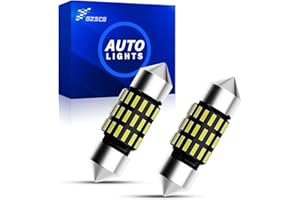 GZ5CG 31MM Soffitte Auto-Innenraumleuchten 3014 27 SMD 300LM 6500K Gleichstrom 12/24V 2 Stück