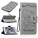 Produktbild BONROY® iPhone 6 Plus (5,5 Zoll(14 cm) Hülle ,Lustige nette Teddybär Folio Schutzhülle Tasche PU Leder Mit Wallet Kartenfach Magnetverschluss Standfunktion Handytasche Slim-Schutzhülle Mit Karten-/Geldscheinfach Handy Etui Flip Tasche Für iPhone 6 Plus (5,5 Zoll(14 cm)