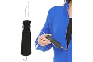 XUZOPIM 1 Piece Button Hook Assistant Aid With Button Hook Zipper Pull Aid Button Hook Helper Buttons Assist Device Shirt Button Assist Tool For Arthritis Patients Elderly And Disabled