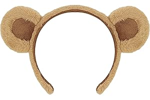 KFZR Animal Ears Headband Fluffy Realistic Party Cosplay Costume for Christmas Halloween
