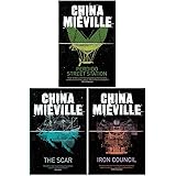 China Miéville New Crobuzon Series 3 Books Collection Set (Perdido Street Station, The Scar, Iron Council)