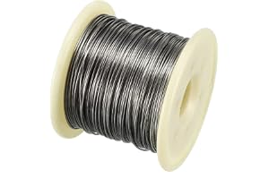 sourcing map 0,7 mm 21AWG superfin tråd FeCrAl värmebeständighet för värmeelement 20 meter lång värmetråd