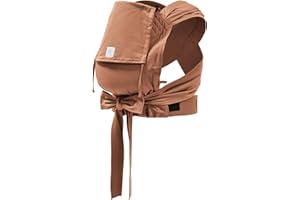 Stokke Limas Babytrage Terracotta (OCS) - Half Buckle Babytrage für Neugeborenee - Drei Trageoptionen - Sicher von Geburt an & bis zu 15 kg