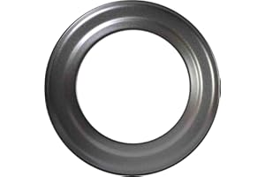 FIREFIX RD150/R Ofenrohrrosette für 2 mm starken Ofenrohre/Rauchrohre in 150 mm Durchmesser, für Kaminöfen und Feuerstellen, Senotherm, dunkelgrau, starr, Schwarz