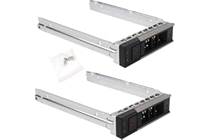 Heretom 2 Pezzi LFF Hard Drive Tray Caddy Disco Rigido Vassoio Slitta for Dell X7K8W Y796F Gen14 Server R250 R350 R240 R340 R440 R540 R740 R740xd R740xd2 R6415 R6515 R6525 R7415 R7425 R7515