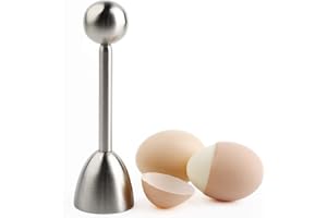 Eierköpfer Edelstahl Eier Cutter für Weiches Harte Gekochtes Eier Cracker eierschale Abscheiderentferner