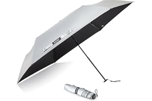 G4Free Podróżny składany parasol kompaktowy ultralekki włókno węglowe super cienkie małe mini parasole przeciwsłoneczne UV - waży tylko 113 g