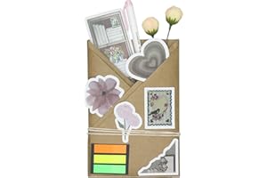 Kabwea Ciega con una experiencia de libro, libro sorpresa con accesorios de lectura y regalos, regalos únicos para los amantes de los libros (rosa)