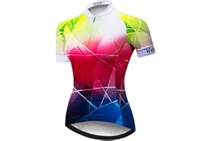 Hotlion Women's Cycling Jersey Tops Summer Bike Shirt Short Sleeve Bicycle Clothing CD5731