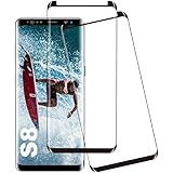 Galaxy S8 Panzerglas Schutzfolie, [2 Stück] Hohe Qualität Gehärtetem Glass [HD Clear] [Blasenfrei] [9H Härte] [Anti…