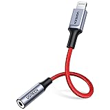 UGREEN Lightning to 3.5mm Headphone Jack Adapter MFi Lightning Female Aux Car Cable TRRS Stereo Audio Mic Earphone Adaptor Co