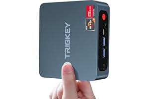 TRIGKEY Mini PC Ryzen 7 5800H (Up to 4.4GHz) 8Cores, 16Threads, S5 Mini Computer, 32G DDR4 1T NVMe SSD, 8Cores 2000MHz Graphics, DP, HDMI, Type-C, WiFi-6, BT 5.2