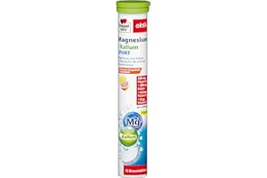 Doppelherz Magnesium + Kalium SPORT - Magnesium und Kalium als Beitrag für die normale Muskelfunktion - vegan - 15 Brausetabl
