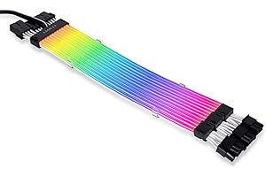 LIAN LI Lian-Li Strimer Plus V2 Triple PW12-PV2 BLACK, Kabel RGB, 8-pinowy, Czarny