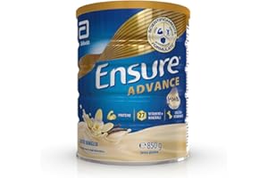 Ensure Advance Integratore Alimentare Proteico in Polvere, con 27 Vitamine e Minerali, Integratore Alimentare con Proteine, Calcio e HMB, Confezione 850g, Gusto Vaniglia