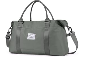 BJLFS Bolsa de Gimnasio para Mujer, Bolsa de Viaje, Bolsa de Cabina Grande Ryanair, Bolsas de Lona, ​​Bolsa de Noche, Bolsa de Gimnasio Impermeable Ligera, Bolsa de Equipaje de Mano para Hombres