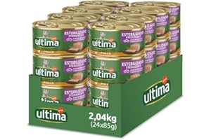 Ultima Fit & Delicious Comida Húmeda para Gatos - Mousse con Pollo: 24 latas de 85g