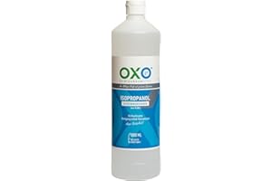‎OXO GMBH & CO. KG REINIGUNGSMITTEL Reinigungsmittel 99,9% Elektronikreiniger Isopropylalkohol IPA-Reinigungsalkohol für Haushalt, Glas und Elektronik Made in Germany 1 Liter 1er Pack