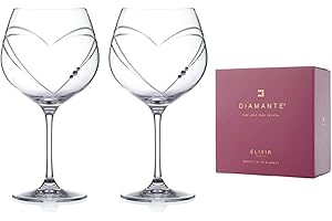 Diamante 5057.602 Verre à vin en forme de cœur Bordeaux 610 ml