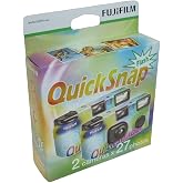 Instax Fujifilm 7130786 QuickSnap Flash 27 Einwegkamera ISO 400 (عبوة من قطعتين)