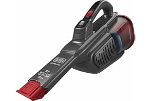 BLACK+DECKER BHHV315J-QW Aspirateur à Main sans Fil - 20 Airwatts - 12 V - 1, 5 Ah - Capacité du Bol: 700 ML - Chargeur par Prise Jack - Prolongateur Intégré