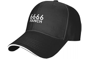 QFLLQLFF Basecap 6666 Ranch Four Sixes Ranch Cap Baseball Cap lustiger Hut Cosplay Hut Mädchen Herren Geschenk