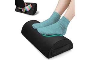 AZTARR Foot Rest Under Desk Leg Footstool Ergonomic Footrest to Relieve Back Lumbar Knee Pain Gaming Accessories for Footrests Work from Home Footrests for Home Working Office Travel