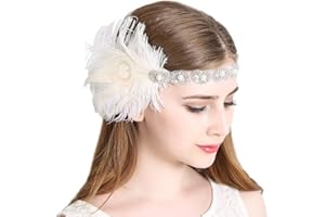 JaosWish Flapper Gatsby Headband 1920s Headpiece Retro Style Roaring 20s Accessories for Costume Prom Wedding Party