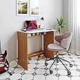 Wakefit Study Table | 1 Year Warranty | Computer Table, Office Table for Home, Desk, Work Table for Home Office, Wooden Study Table, Engineered Wood (Cabrera - Urban Teak and White) DIY