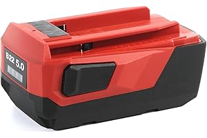 HHiMXPO La batería Li-Ion de Repuesto de 22V 4.03Ah es Compatible con Hilti B22 18V 21.6V 22V Herramientas inalámbricas y los Cargadores Li-Ion C4/36