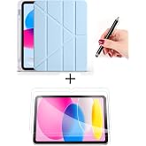 iPad 11. Nesil A16 2025 11 Inch Kalem B&ouml;lmeli Uyku Modlu Kılıf + Ekran Koruyucu + Dokunmatik Kalem