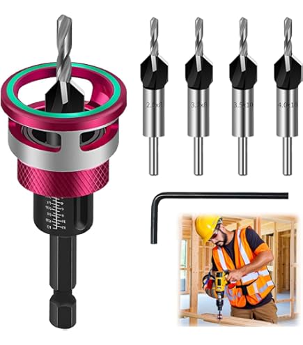 Amana Tool 45525 punta de carburo 1-1/8 de diámetro x 1/2 CH x 1/4 S