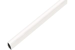 GAH-ALBERTS Alberts 485221 Profilé quart de cercle | plastique, en blanc | 1000 x 15 x 1,2 mm