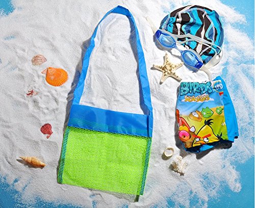 Starsglowing sac de plage sac enfants sac de plage jouets de plage de poche filet sac de rangement pour la natation voyage de plage