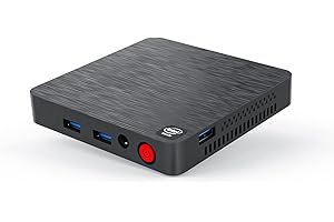 KUYIA Mini PC Windows 10, mini computer desktop T4 Pro Intel Celeron N3350 4GB RAM 64GB supporta 4K HD/Dual HDMI/Dual WiFi (2.4G+5.8G)/ Ethernet 1000M/USB 3.0x4/BT 4.0