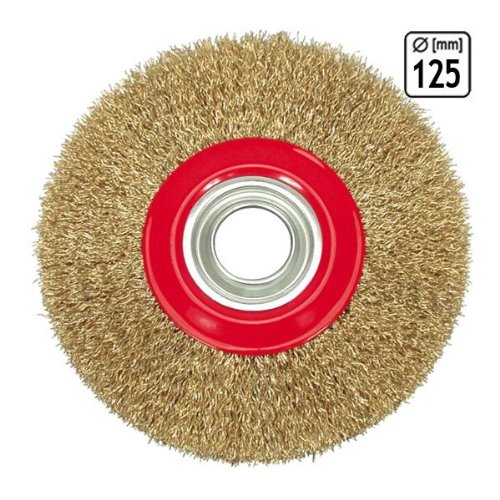 Scheibenbürste Drahtbürste Zopfbürste Ø 125 mm Winkelschleifer | H7