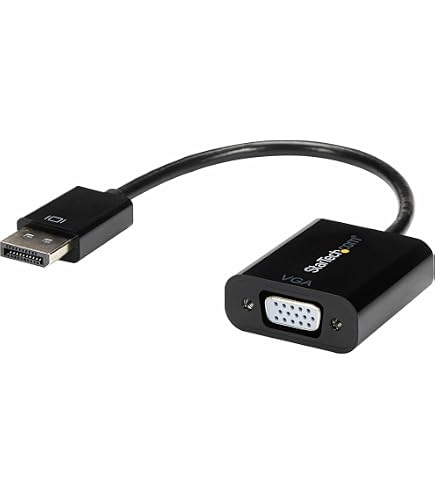 Adaptateur DisplayPort Mâle Vers VGA Femelle | 15 Cm, Résolution 1920x1200 | Pour PC Vers écran VGA, Pas De Son