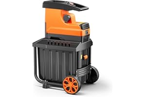 DOVAMAN GT10 APEX Gartenhäcksler, 2800W Bürstenloser Motor mit 400Nm Drehmoment, Leise, 6-Zahn-Walzenmesser, Einstellbarer Abstand, Zerkleinert Trockene Äste bis 45mm, 60L Box, mit Überlastschutz