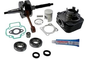 2EXTREME Kurbelwelle + Lager Satz + Zylinder kompatibel mit Sfera NRG Zip TPH Gilera kompatibel mit Vespa