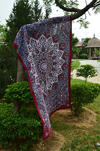 UrbanCharm Wandbehang, indisches Mandala-Motiv - 3