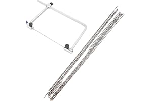 PONGNAS Lame per da traforo da 12 Pezzi con Denti a Spirale per Legno, Metallo, plastica, Taglio, Taglio, Intaglio(5#)