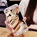 Produktbild HMTECH S9 Hülle,S9 Hülle Glitzer Spiegel Silikon TPU Schutzhülle Mit [Bling Glitzer Kristall Strass Diamant Überzug BärStand Holder für S9,Gold Mirror with Bear Ring Stand