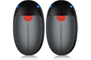 VTHW Hand Warmers Rechargeable 2 Pack, Electric Hand Warmers Reusable, USB Hand Warmer 20 Hrs Warmth 3 Levels Heat, Portable Pocket Handwarmers for Hiking Golf Raynaud's Arthritis