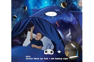 NIFOGO Bettzelt,Bed Tents,Traumzelt,Dream Tent,Children's Tents,Kid's Fantasy,Drinnen Kinder,Einhorn Tents,Jungen und Mädchen Weihnachten Geburtstagsgeschenk (Blau)