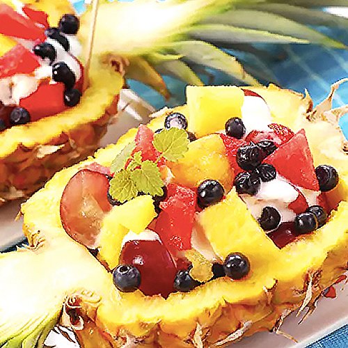 Newdora Edelstahl Ananasschneider, Schäler und Entkerner,Fruit Ananas-Entkerner Schneide Cutter Schäler aus Edelstahl - 9