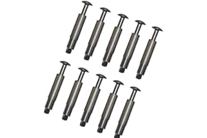 PISCIHOGAR VIDA PARA TU HOGAR PisciHogar Vis d'ancrage pour bâche, couverture de piscine 100% INOX (Acier-Aluminium) et escamotable Monoblock Pack de : (10 pièces)