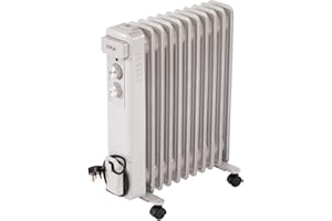 Oypla Electrical 2500W 11 Fin Portable Oil Filled Radiator Electric Heater